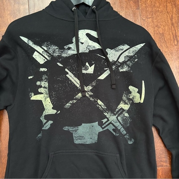 Crown the Empire Black Pull Over Style with Kangaroo Pocket, Size Medium, NWOT - Picture 2 of 6